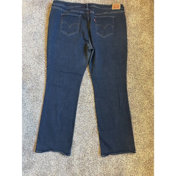 Levi 415 Bootcut Relaxed Jeans Women’s Size 26W Blue Stretch Denim - Picture 5 of 8